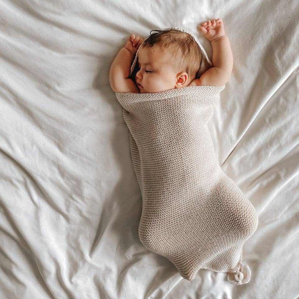 Cocoon Wickeltuch aus weicher Merinowolle
