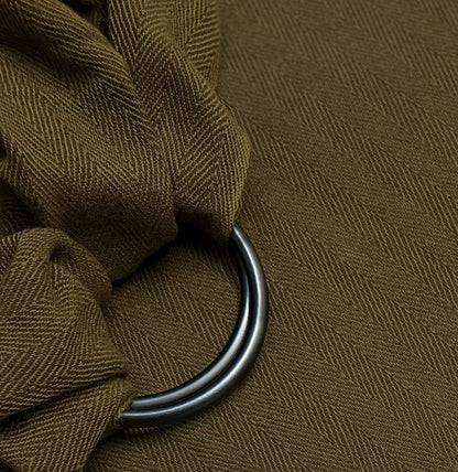 Håndvævet ringslynge med cashmere