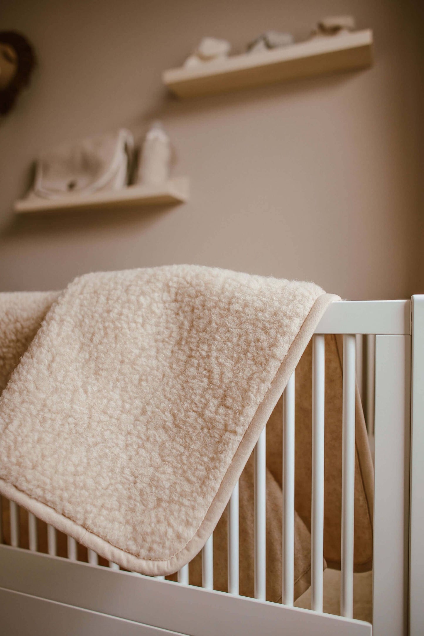 Baby blanket in 100% merino wool 75x100 cm