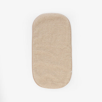 Unterlage für den Kinderwagen aus 100 % gebürsteter Merinowolle 35x75 cm