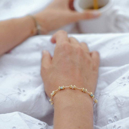 Mutterschafts-Armband mit 9 symbolischen Steinen