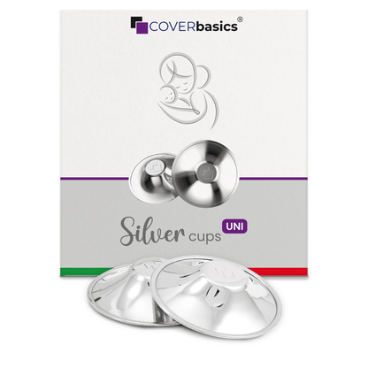 Antibacterial nipple shields in 99.9% pure silver