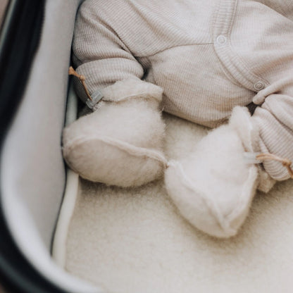 Babyschuhe aus 100 % Merinowolle