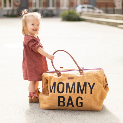 Mommy Bag® stor pusletaske - Teddy - Beige