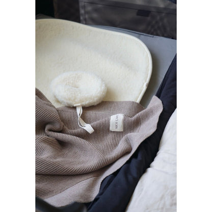 Underlag til babyseng i 100% børstet merinould 60x120 cm