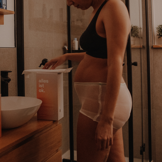 Organic postpartum pads - for the first days