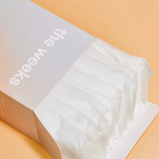 Organic postpartum pads - for the first days